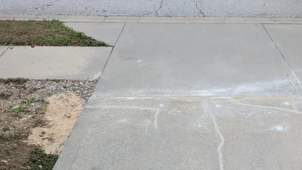 Clay County 4-inch Driveway Lift after concrete leveling
