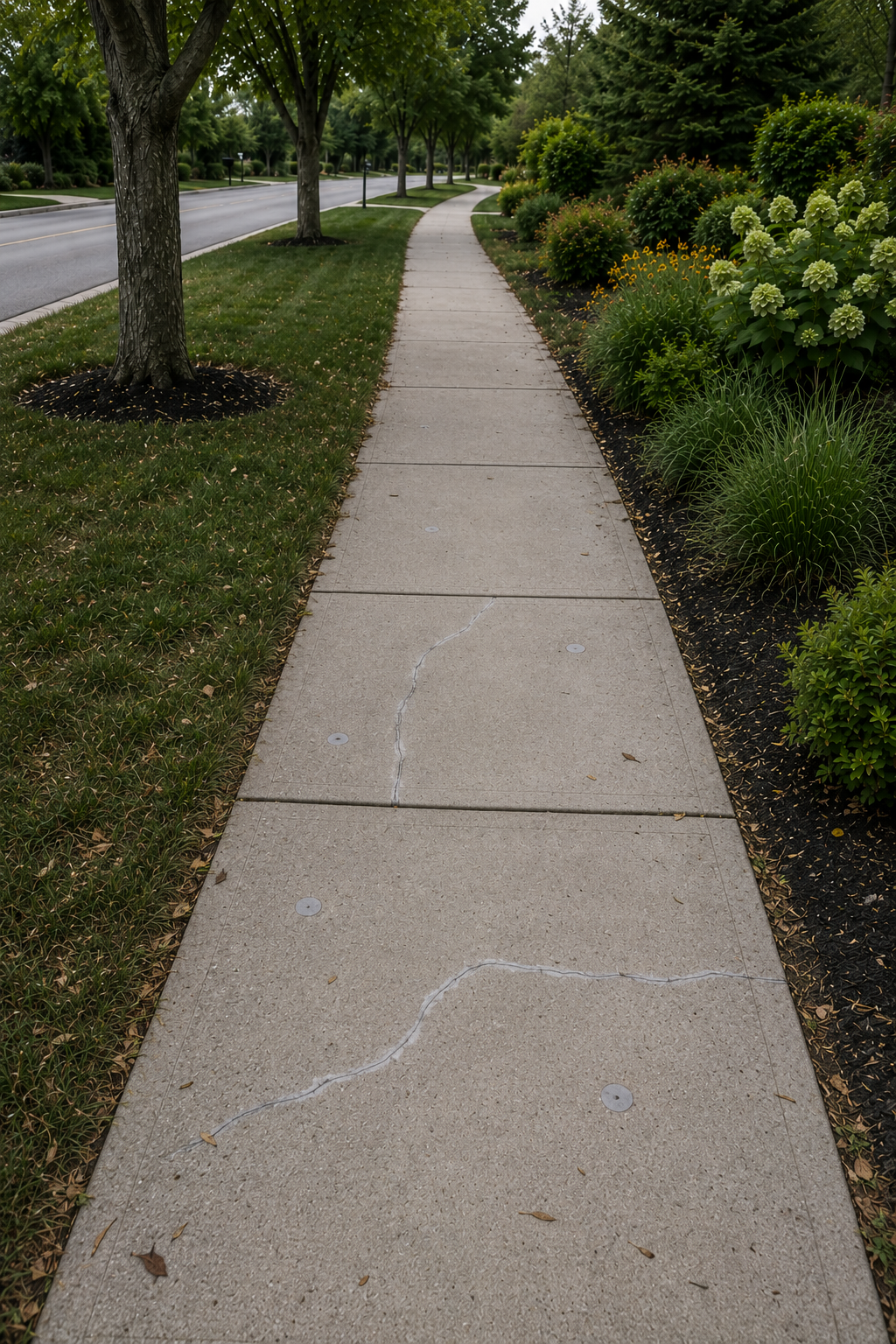 Sidewalk leveling